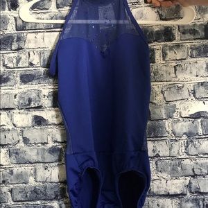 Body Wrappers womens Open Back Sweetheart Neckline Leotard